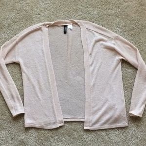 Baby pink cardigan